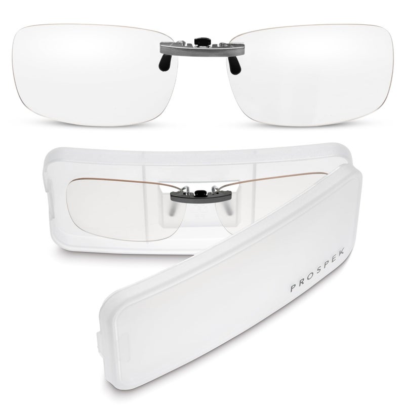 Blue Light Clip On Glasses I Computer Gaming Clip On Glasses I Digital Eyestrain Fatigue I Dry Eyes Relief Eye Protection Sleep Better I Anti Glare
